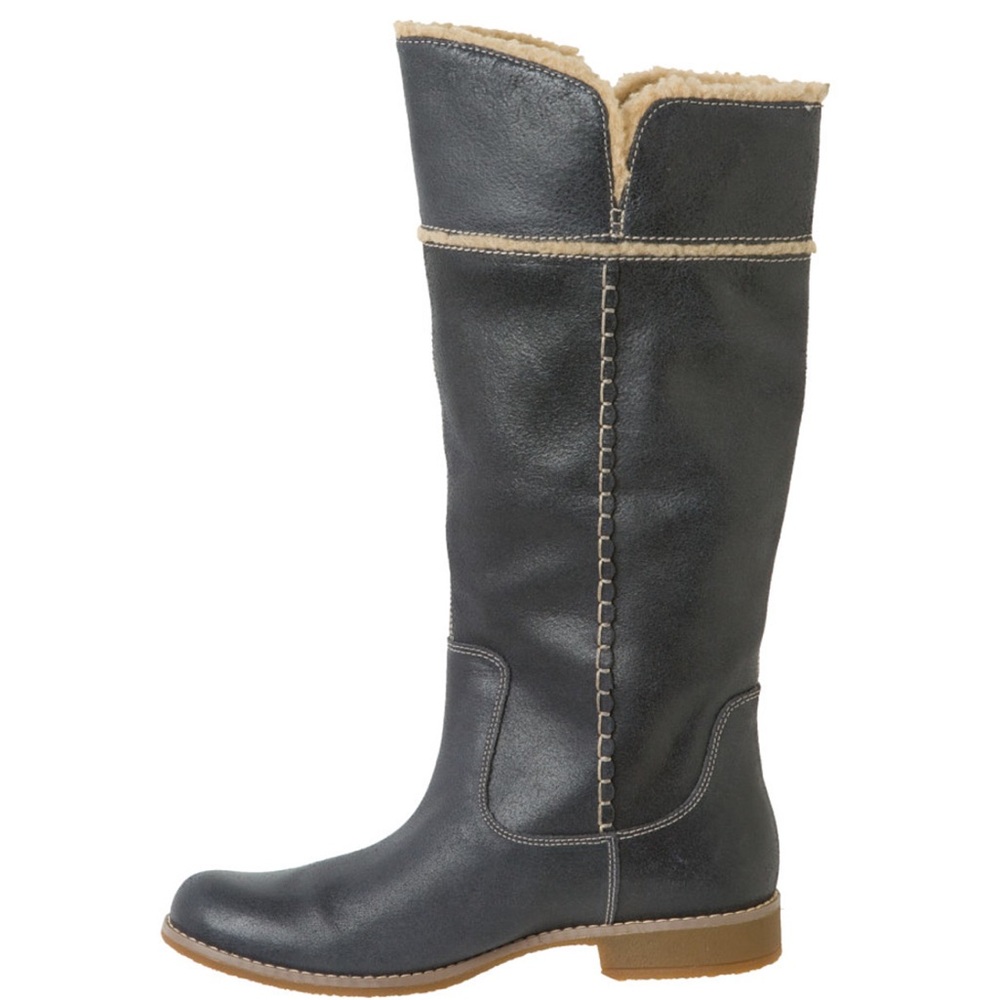 Women's Tall Faux-Shearling Lined Black Boot